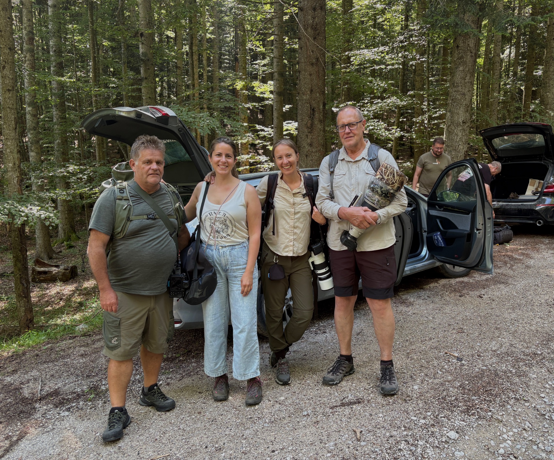 Claude, Tanja, ich, Harald